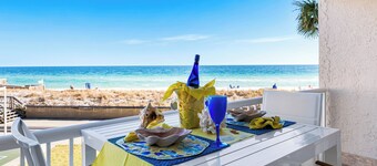 Auspacken und abwickeln! Wahre Strandwohnung mit kostenlosem Strandservice (203)