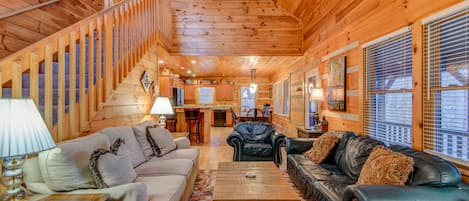 TV, fireplace, video games, DVD player