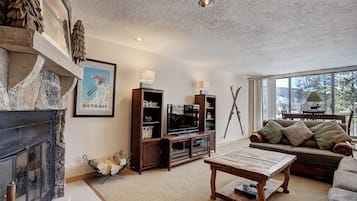 Chimenea, reproductor de DVD