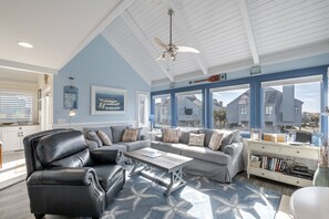 TV - Villa 36-3BR/3BA Oceanview Villa steps to the beach & Bald Head Island Club. (Bald Head Island)