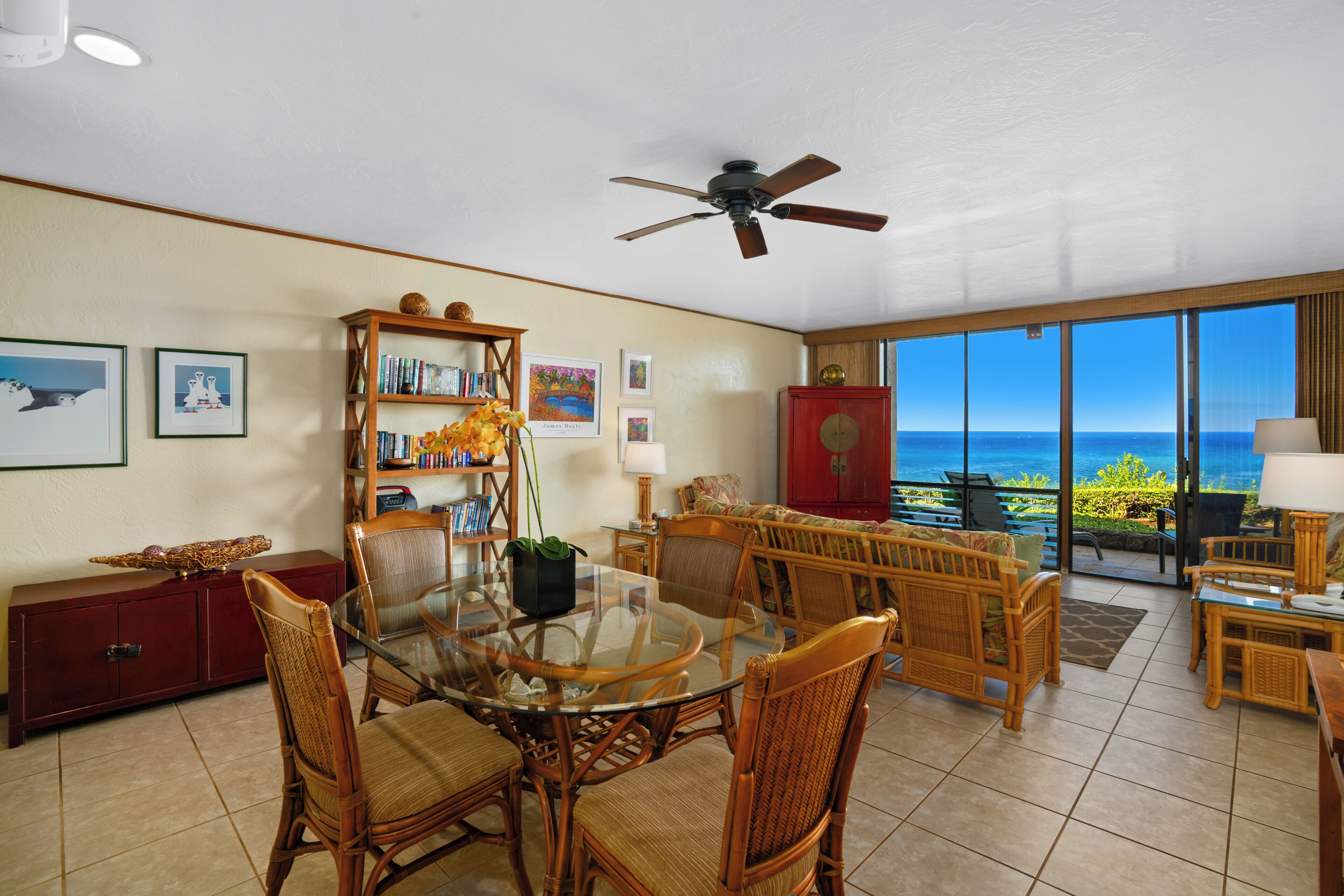 Poipu Oceanfront with Air Conditioning & Breathtaking Ocean Views