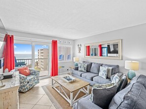 TV, DVD player, video library