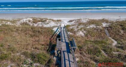 Beautiful Oceanfront Pool Home ~ Private Boardwalk ~ Heated Pool