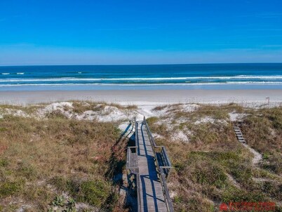 Beautiful Oceanfront Pool Home ~ Private Boardwalk ~ Heated Pool