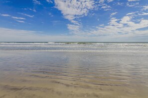 Vlak bij het strand
