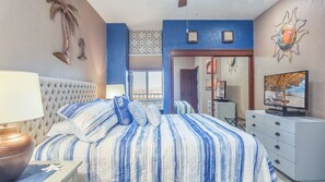 1 bedroom, free WiFi, bed sheets - Sonoran Sun W-510 Sunny Charmed Life Adorable Oceanfront Condo (Puerto Penasco)