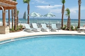 Indoor pool, a heated pool