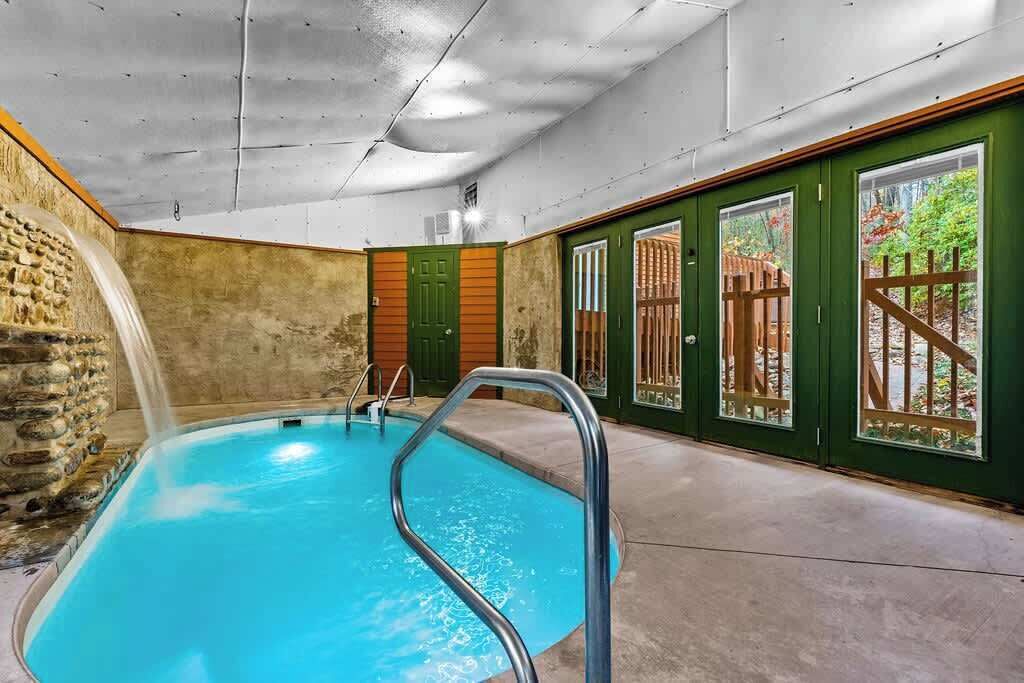 Indoor pool, a heated pool