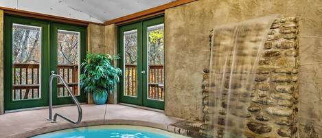 Indoor pool, a heated pool