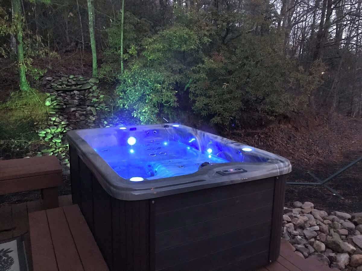 Bain à remous extérieur