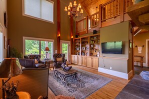 TV, fireplace, DVD player, table tennis