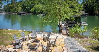Lake James Retreat: Large Private Lakefront Home