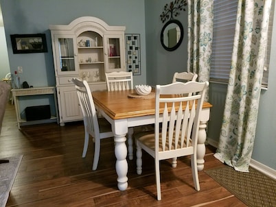 Free golf cart.  Great reviews.  Low cleaning fee! Perfect location!