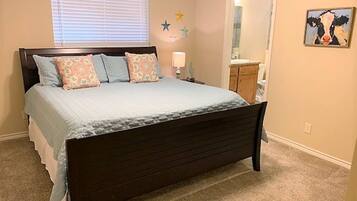 2 bedrooms, premium bedding, iron/ironing board, free WiFi