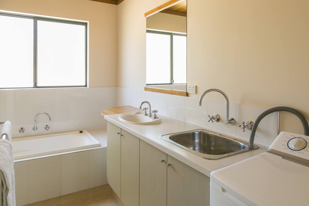 Ferienhaus, 1 Schlafzimmer, Badewanne | Badezimmer | Haartrockner, Handtücher