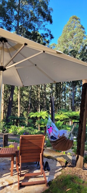 Premium-Ferienhaus, 1 Schlafzimmer (Merrow Cottage) | Terrasse/Patio