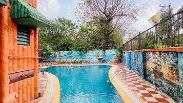 Udendørs pool, liggestole