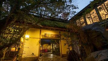 Front of property – evening/night