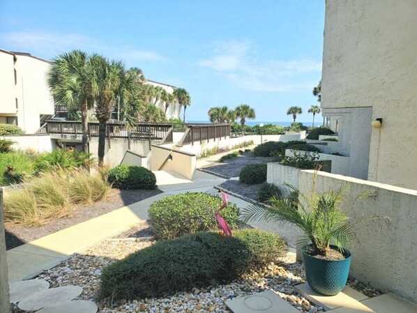 Property grounds - Beach On Site: 2BR/2BA with Pool & Easy Beach Access (St. Augustine)