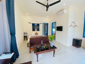 Family Twin Room, Multiple Beds, Pool View | 1 bedroom, individually decorated, individually furnished, desk - Savanna Hoi An Villa (Da Nang)