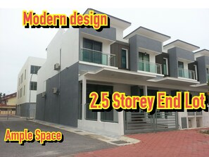 Majoituspaikan julkisivu