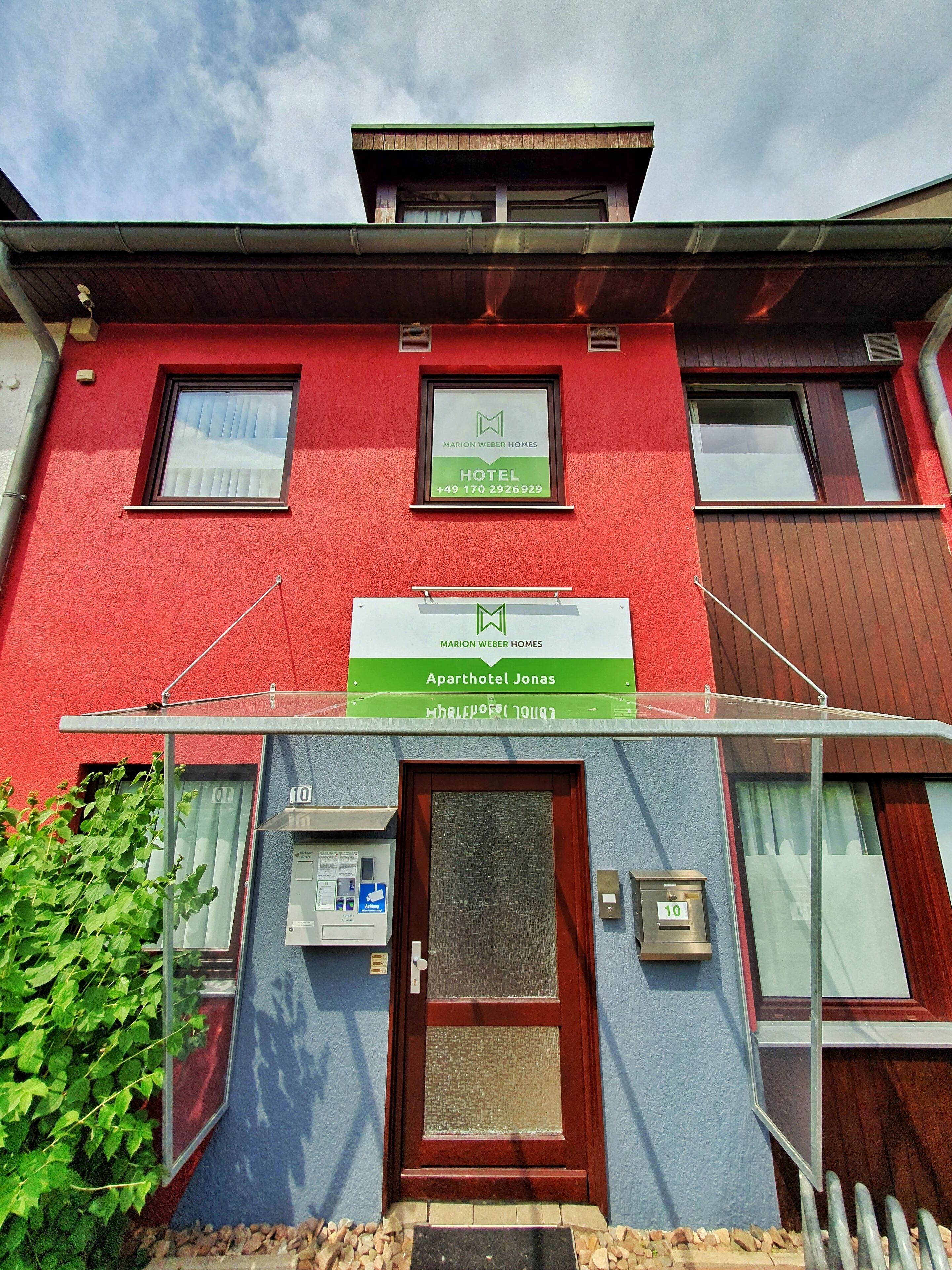 Fassade der Unterkunft