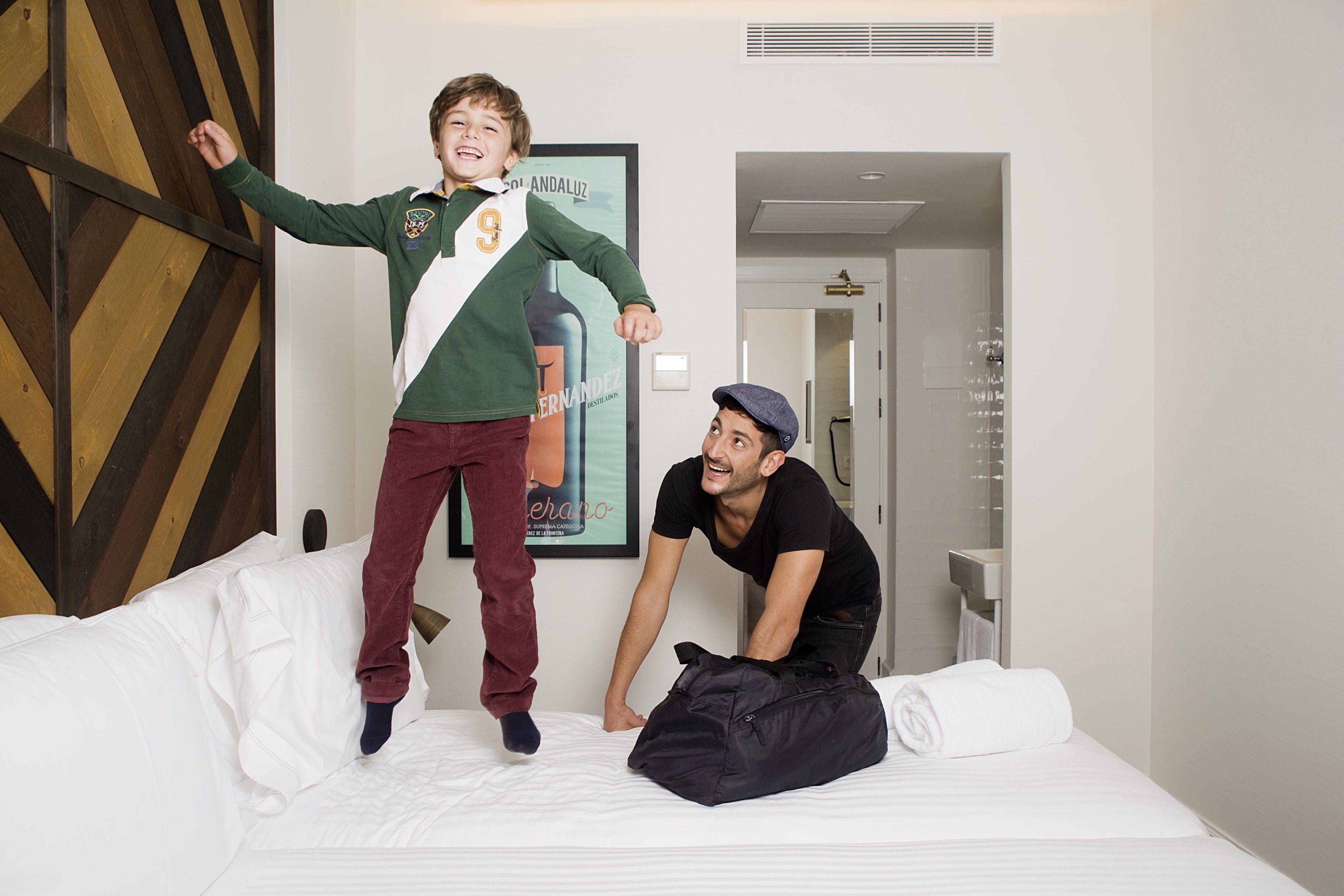 family room, 2 bedrooms | in-room safe, desk, blackout curtains, soundproofing