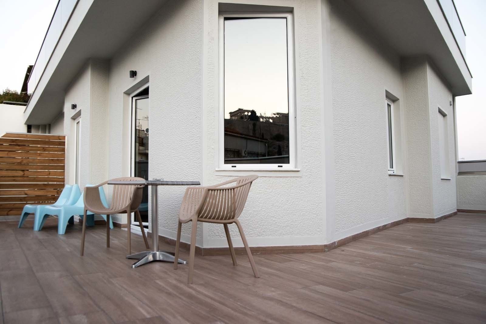 suite, terrace, acropolis view | terrace/patio
