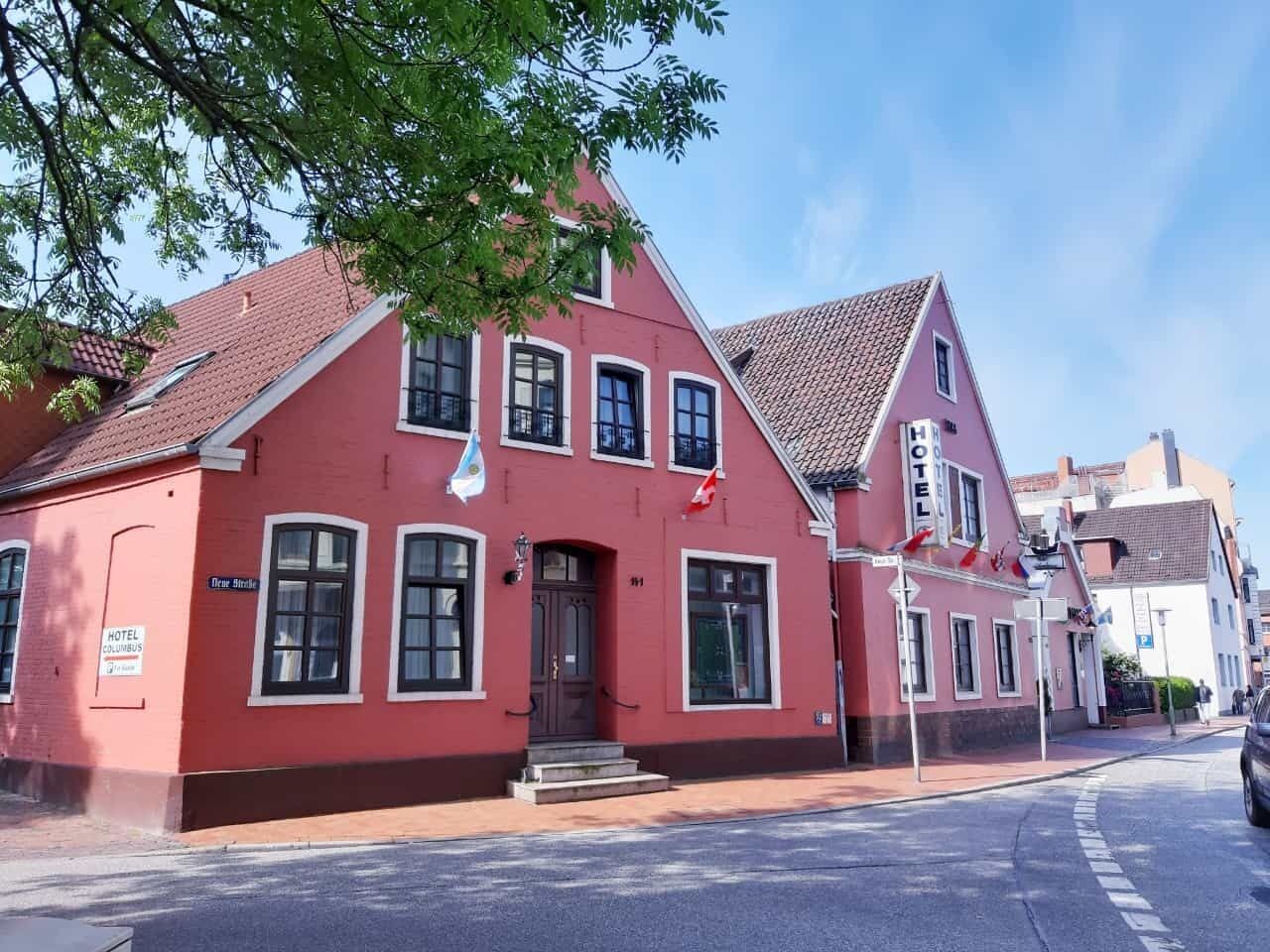 Façade de l’hébergement