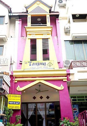 Façade de l’hébergement
