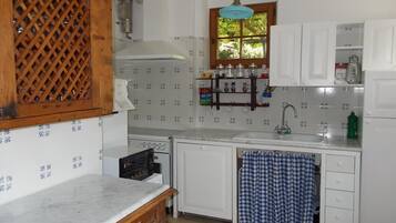 Family House | Private kitchenette | Fridge, oven, stovetop, dishwasher