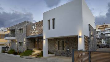 Voorkant van accommodatie