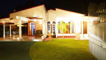 Front of property – evening/night