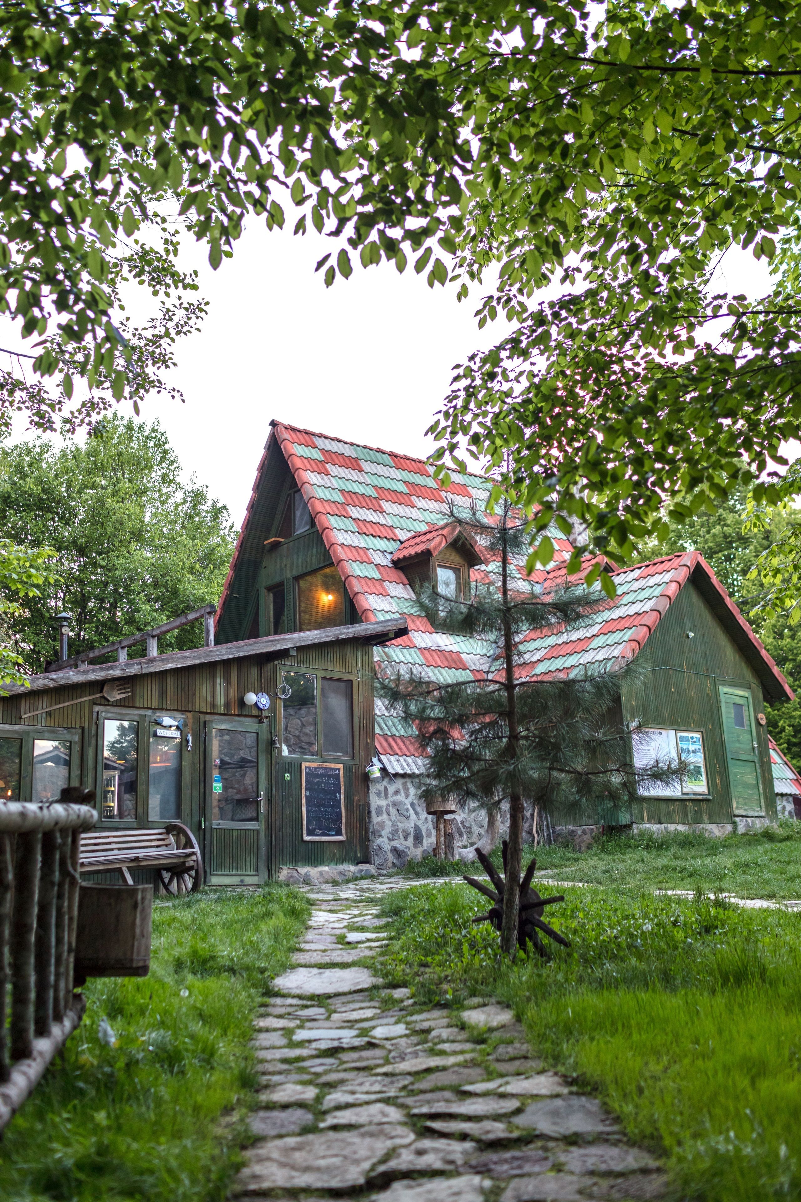 Overnatningsstedets facade