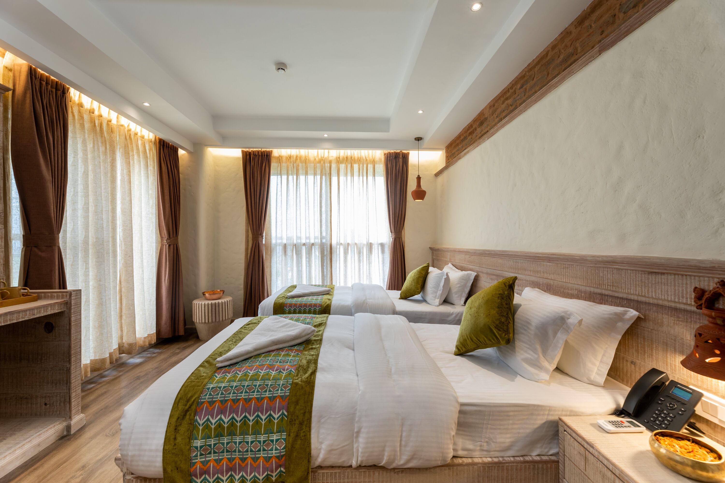 Kedap suara dan Wi-Fi gratis