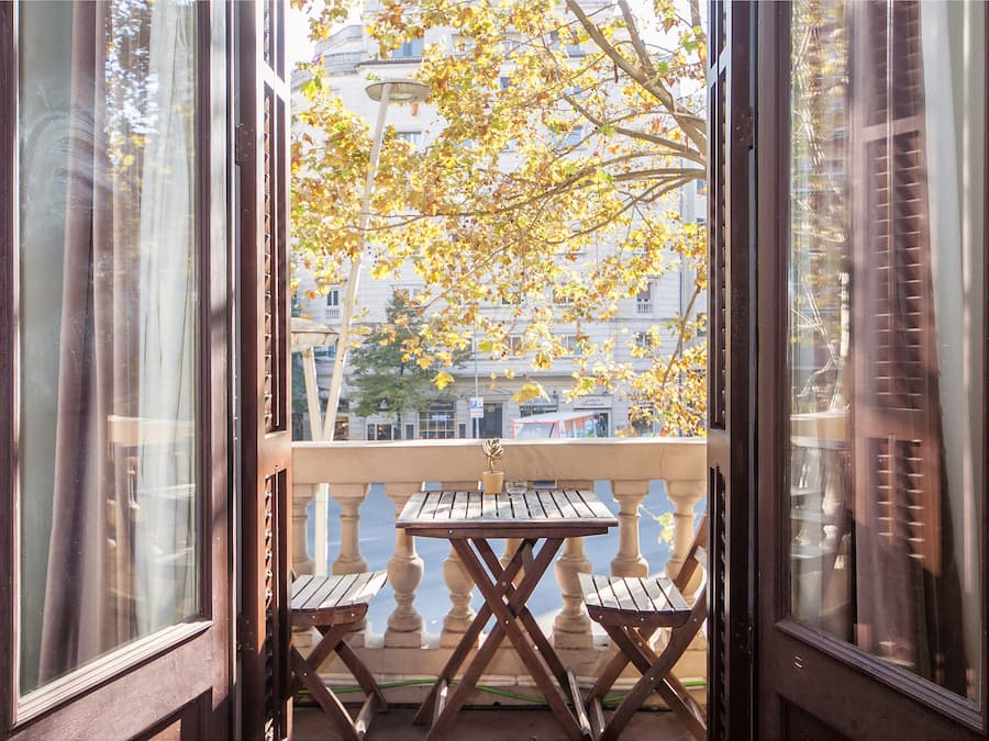 Standard-Zweibettzimmer, Balkon | Balkon