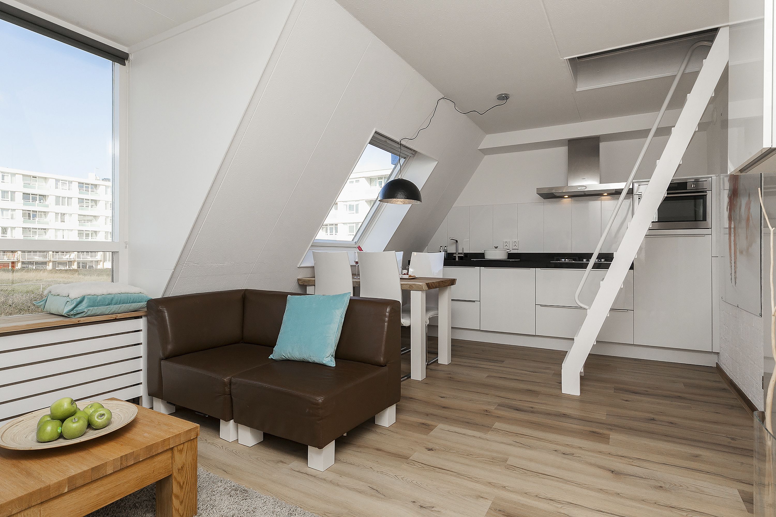 Apartment, 2 Bedrooms, Sea View (ensuite bathroom /fairly steep stairs) | Living area | TV