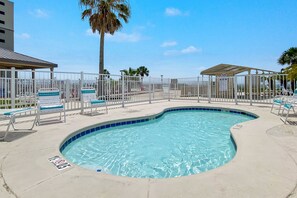 Indoor pool, a heated pool