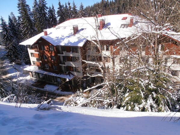 Majoituspaikan julkisivu