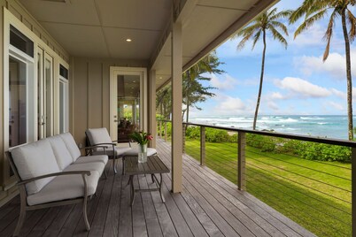 Beachfront Luxury Dream House with A/C & Gym!