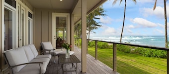 Beachfront Luxury Dream House, jossa on ilmastointi ja kuntosali! Vuokrattavissa!