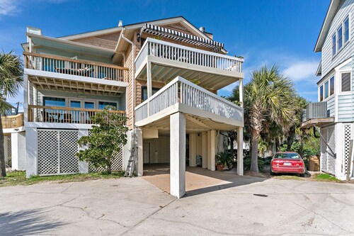 Entspannendes Tybee Home mit Blick auf den Ozean