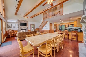 Dining - Skye View by PMR, 7BR Forest Retreat, EV Charger, Sound System, Sleeps 22 (Lake Harmony)