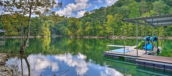 Caryville Home w/ Private Dock & Norris Lake Views