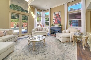 TV, fireplace, DVD player, ping pong - Chic California Escape w/ Pool, Hot Tub & Patio! (Salinas)