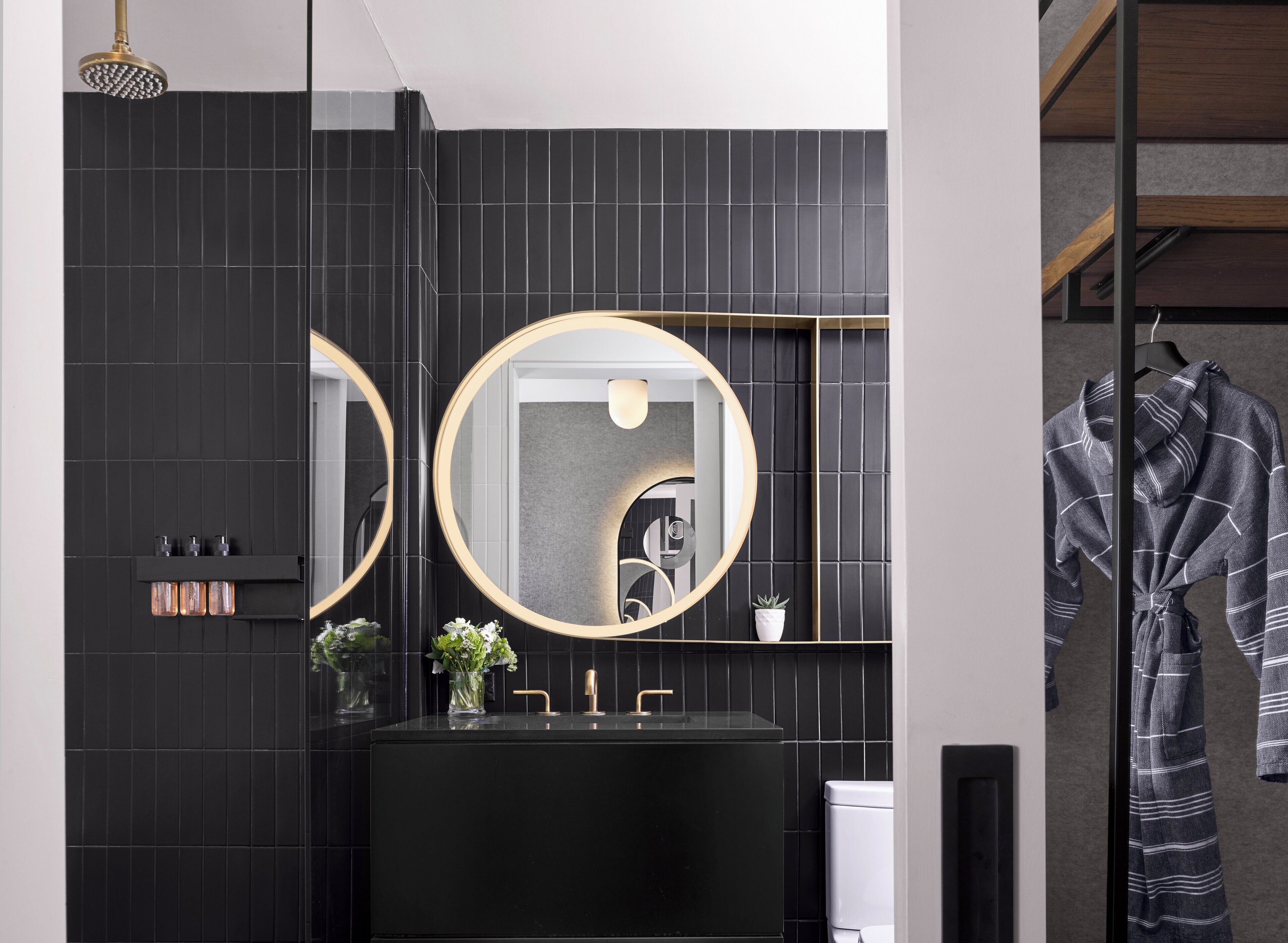 hair dryer, bathrobes, slippers, towels