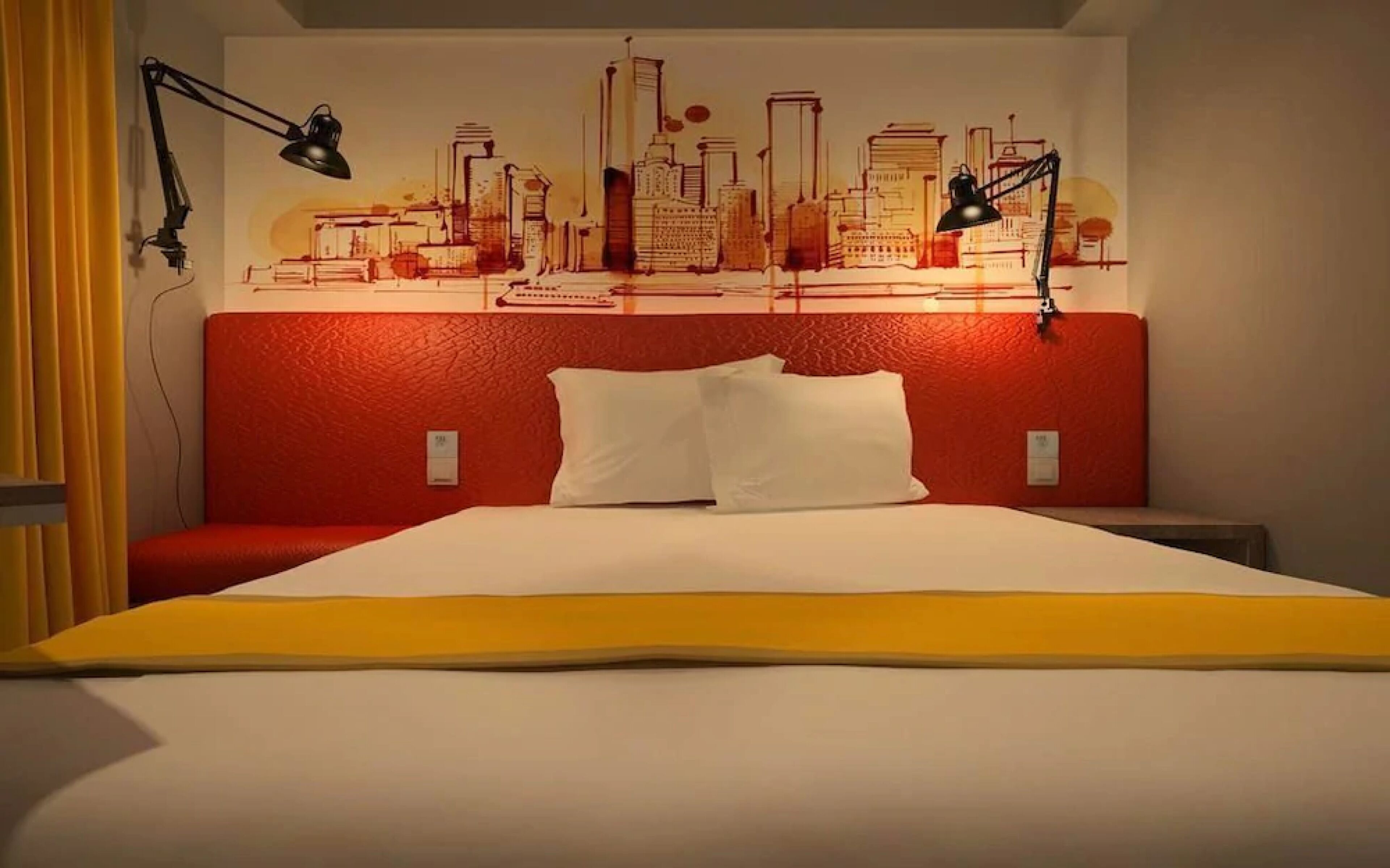 blackout curtains, soundproofing, free wifi, bed sheets