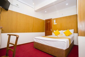 Premium bedding, desk, iron/ironing board, rollaway beds
