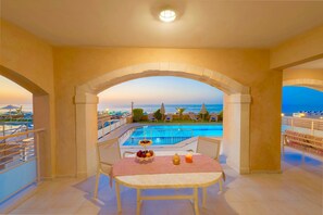 Villa, 6 Bedrooms, Private Pool, Beachfront | Balcony view