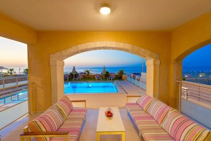 Balcony view - Villa Avra (Rethymno)